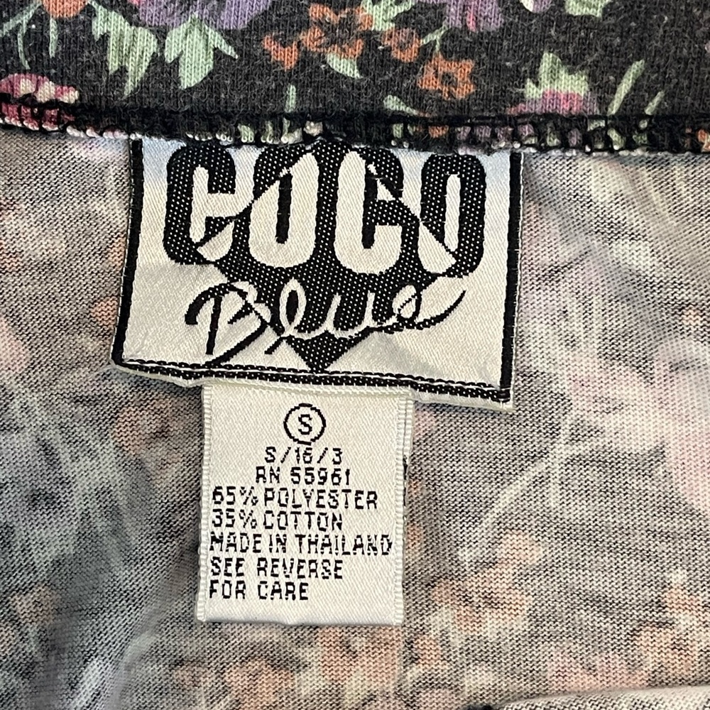 Coco Blue Women's Floral Button Front Midi Skirt Size Small - Picture 5 of 7